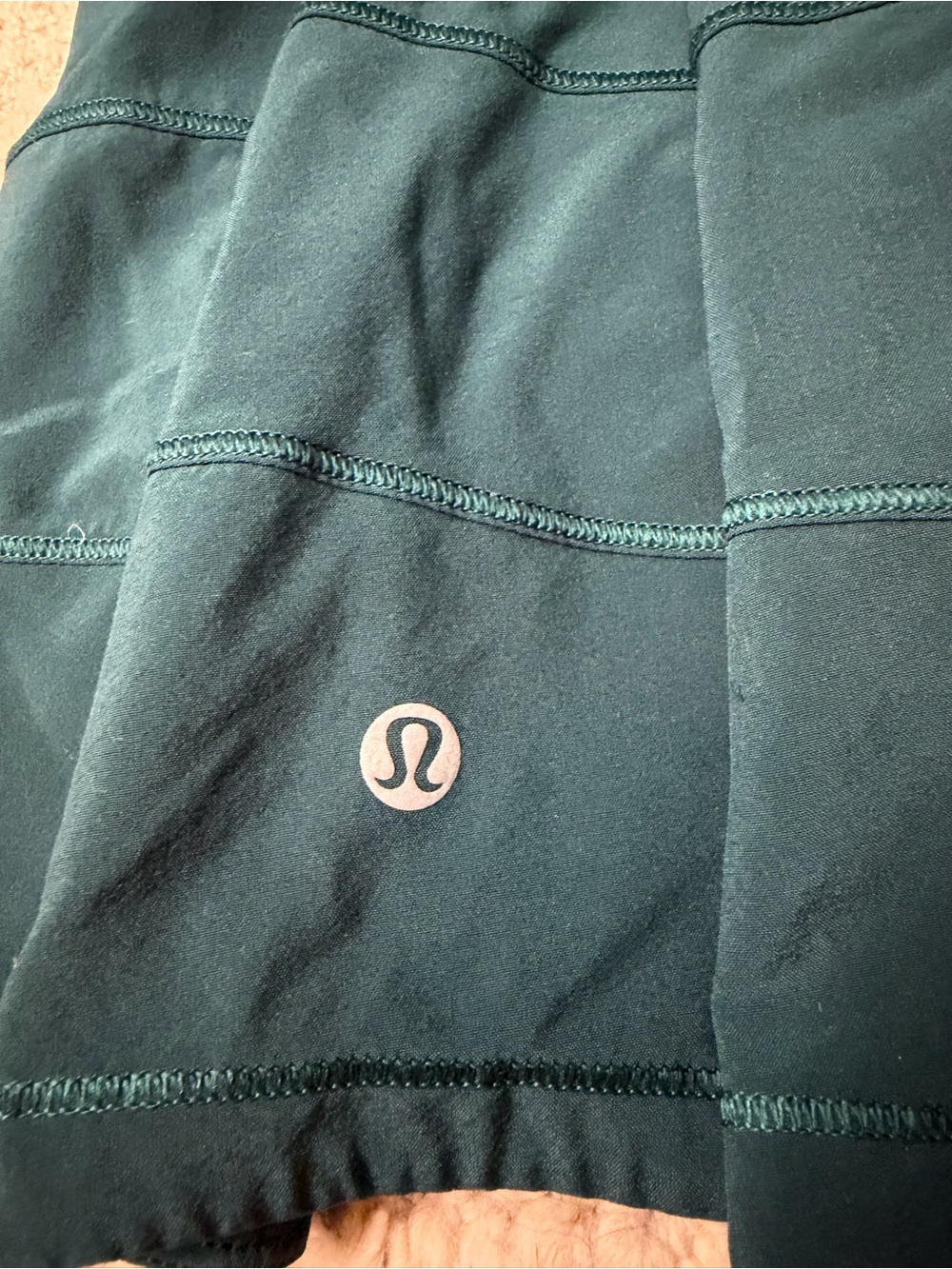 Lululemon Teal Athletic Skort - Solid Activewear Bottom - Picture 3 of 4